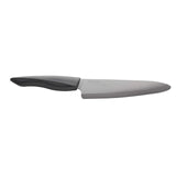 Kyocera, negro, ZK-180 BK EU, Cuchillo de chef, 18 cm, hoja de cerámica de circonia, afilada a mano, ligera, no corrosiva, sin transferencia de sabor, apta para lavavajillas, mango suave al tacto