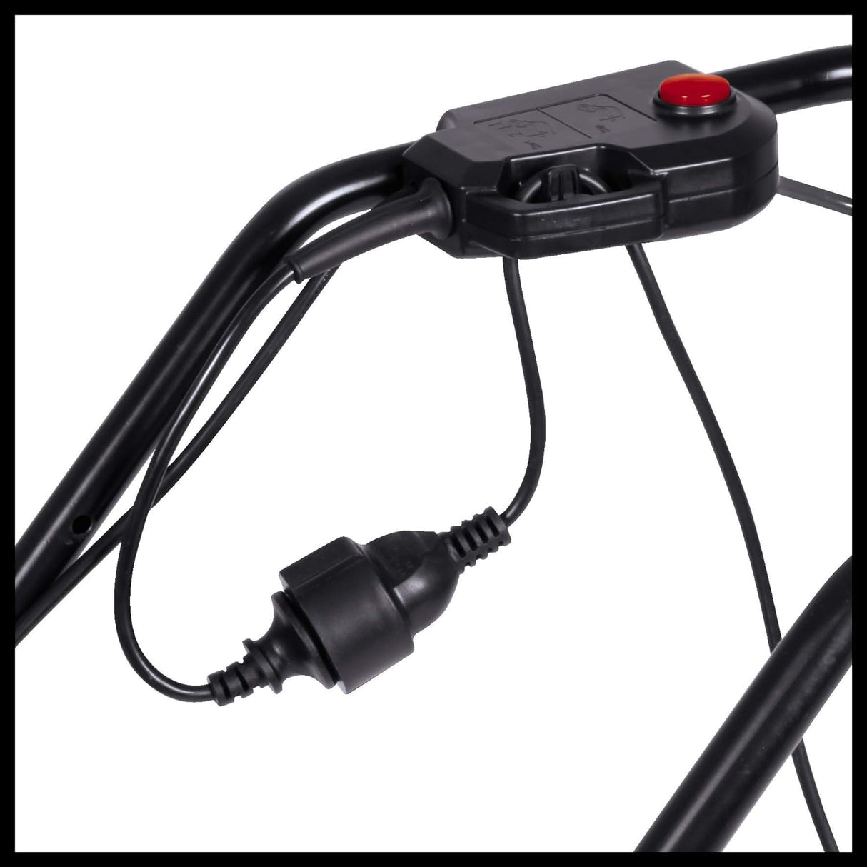 Einhell GC-EM 1536 - Cortacésped eléctrico (1500 W, altura de corte 5 niveles | 25-65 mm , ancho de corte 36 cm, hasta 600m² de jardín, 38L de capacidad de bolsa)