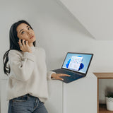 PRIXTON Ordenador portátil Netbook Pro con Pantalla 15.6”, Windows 11 Home, Procesador Intel N4020, RAM 4 GB, Memoria Interna 128 GB, Batería 5.000 mAh