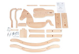 Pinolino- Schaukelpferd, schaukeln, Motorik, Sicherheit, Kinderspielzeug, Kindermöbel Caballo Balancín para Bebé, Color Naturaleza, 1 Stück (1er Pack) (242424)
