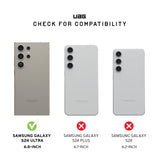 URBAN ARMOR GEAR UAG - Funda Protectora diseñada para Samsung Galaxy S24 Ultra de 6.8 Pulgadas, Monarch Kevlar Mallard, Resistente, Militar, a Prueba de caídas, Resistente a los Impactos,