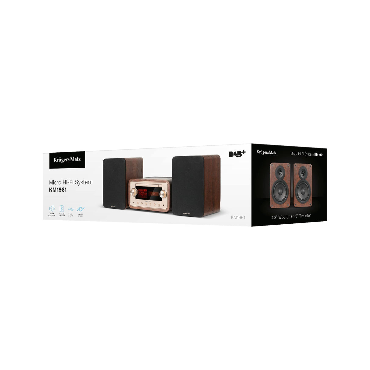 Krüger&Matz Micro Sistema Hi-Fi KM 1961