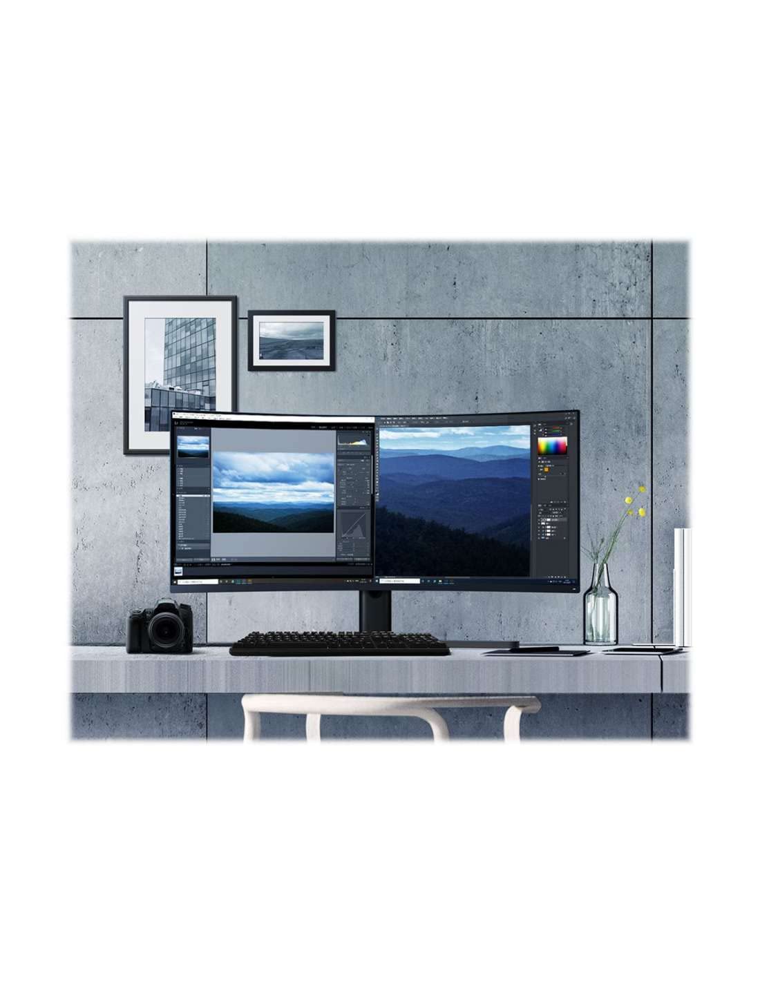 XIAOMI Mi Curved Gaming Monitor 34" Monitor Gaming WQHD (3440x1440, UHD, 144Hz, 4ms, 300 CD/m², HDMI 2.0x2, Puerto DP1.4x2, 21:9, AMD FreeSync), Color Negro, 34 Pulgadas