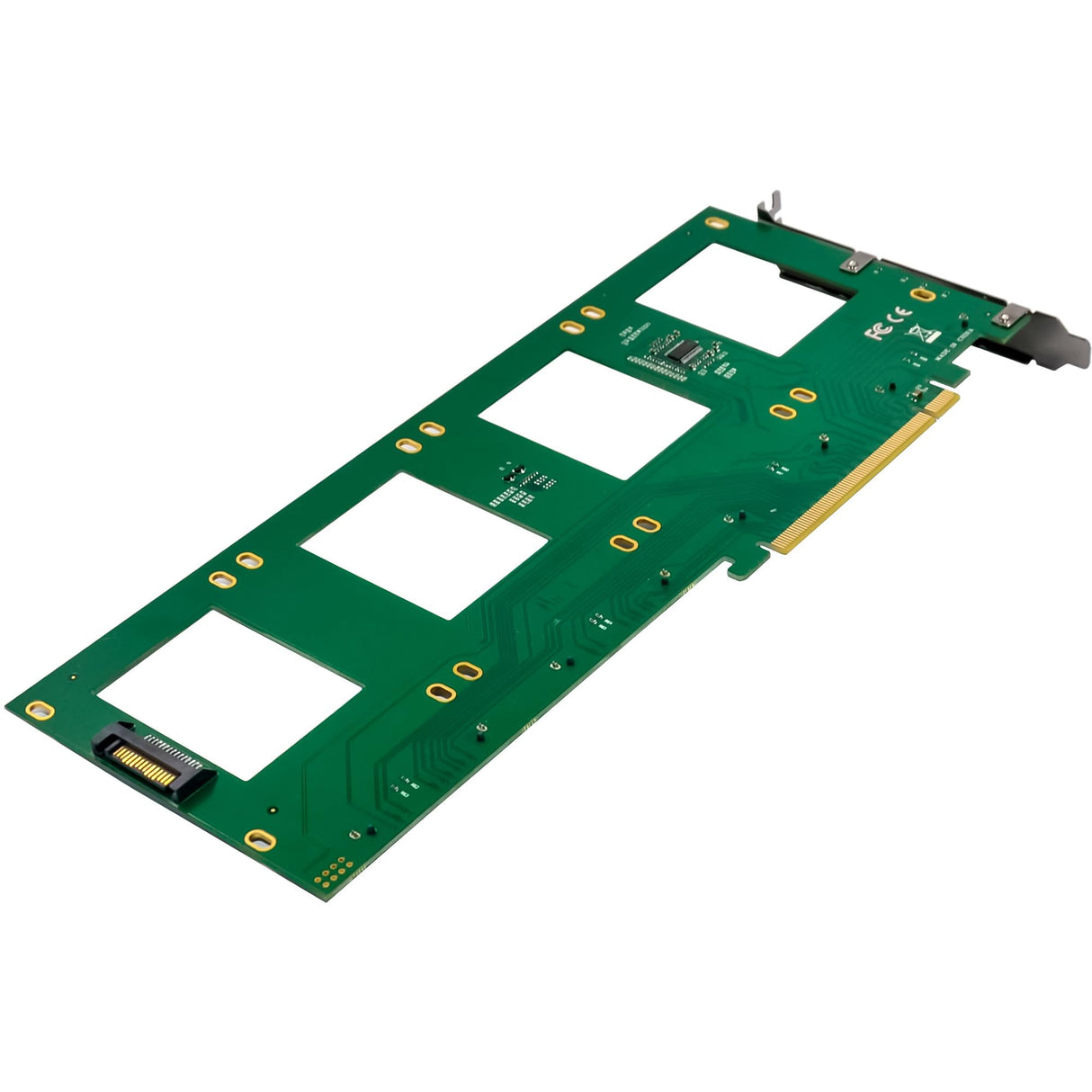 InLine® Tarjeta PCI Express para 4 Tarjetas internas U.2 NVMe SFF-8639 – Bifurcation, PCIe x16, 76660R