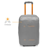Lowepro Whistler RL 400 AW II, Maleta con Ruedas Fotográfica con Tejido Reciclado, Ruedas Resistentes, Todos los Clima, Cámara Profesional, Espacio para Portátil de 15", Cámara Mirrorless/DSLR, Gris