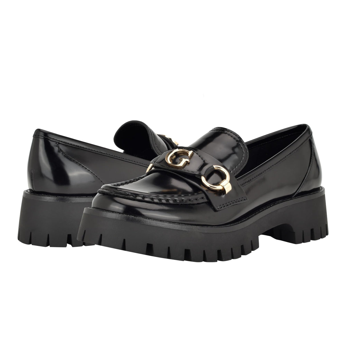 Guess Almost, Mocasín Mujer, Negro 002, 42 EU