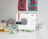 ALFA 720+ Máquina de Coser, Compuesto, Blanco, 30x19x41 cm