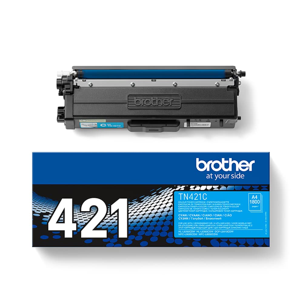 Brother TN421C - Cartucho de tóner, color cyan