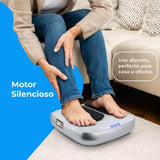 NK Ejercitador de Piernas Eléctrico, Ejercitador Pasivo, Mejora la Circulación, Ideal para Rehabilitación, Movilidad con Velocidad Ajustable, para Hogar y Oficina