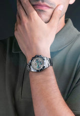 Reloj FESTINA para Unisex F20703/1 Ceramic Caja de Acero Inoxidable 316l Negro Correa de Acero Inoxidable 316l Gris