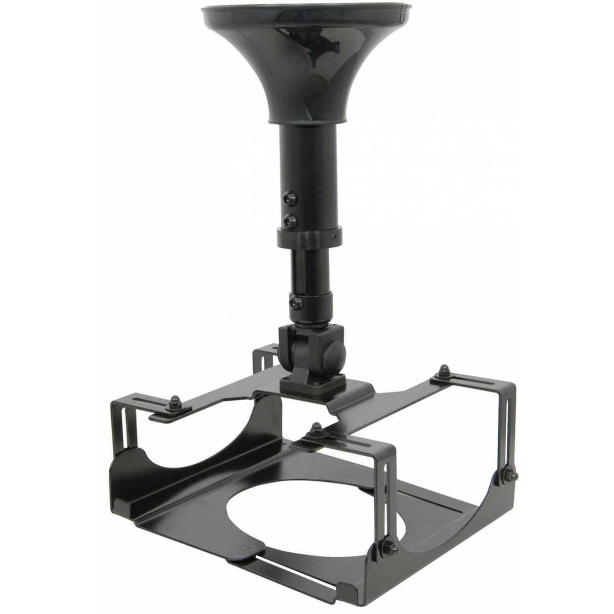 Pro Signal PSG02531 - Soporte de techo ajustable para proyector de caída con jaula, color negro