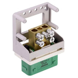 El conector de pared macho cPot solución para la conexión a tierra de las instalaciones móviles al sistema de puesta a tierra del edificio