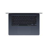 Apple 2024 MacBook Air (de 15 polegadas, Processador M3 da Apple com CPU 8‑Core e GPU 10‑Core, 8GB Memória unificada, 512 GB) - Meia-noite