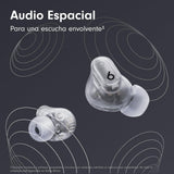 Beats Studio Buds + | Auriculares Totalmente inalámbricos con cancelación de Ruido, Mejor compatibilidad con Apple y Android, micrófono Integrado, Bluetooth, Resistencia al Sudor - Transparente