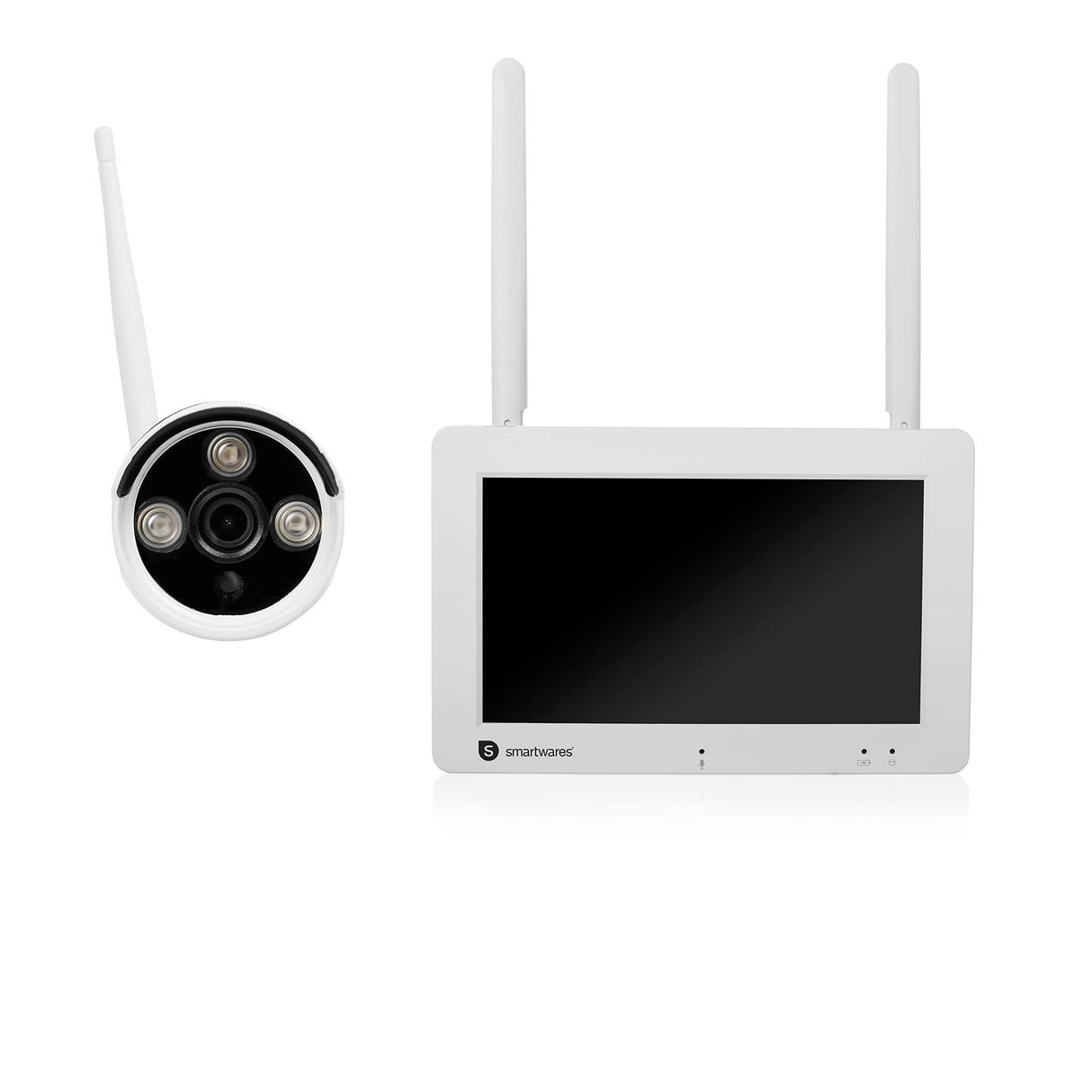 Smartwares CMS-30400 Sistema de vigilancia Exterior - WiFi - Visión Nocturna - Sensor de Movimiento