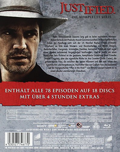Justified - Die komplette Serie [Alemania] [Blu-ray]