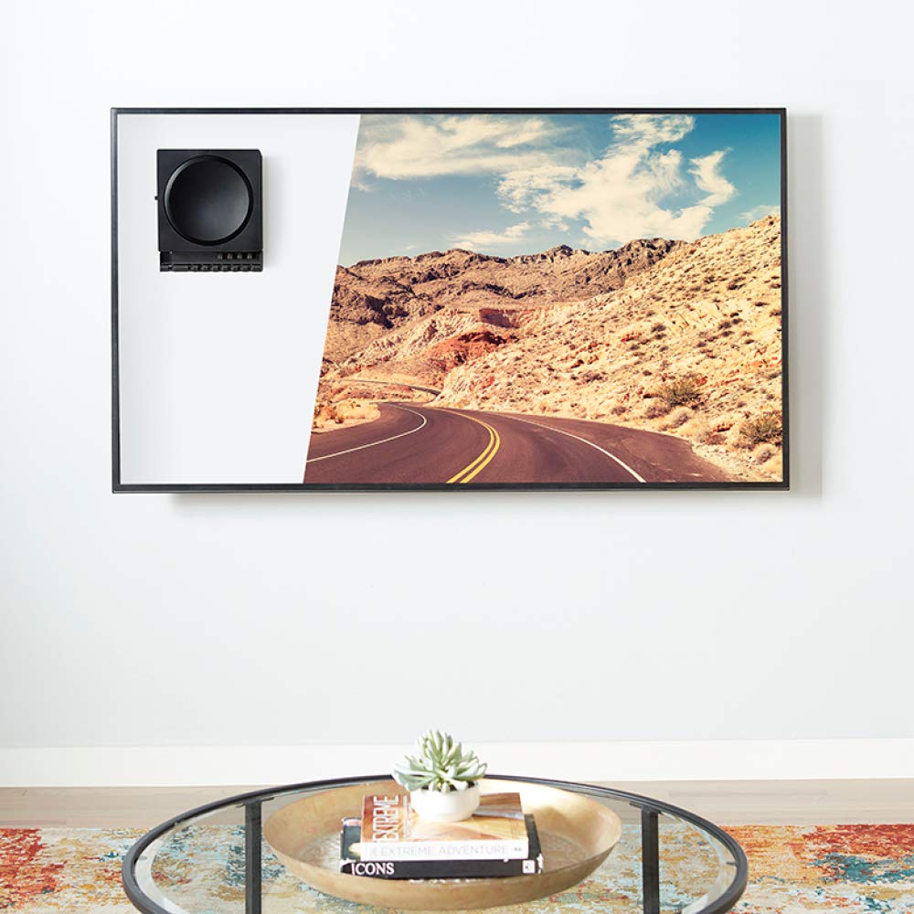 Sanus Soporte de Pared para Amplificador Sonos, diseño Negro Delgado con pestillo bloqueable para Mayor Seguridad, diseño de Soporte de Perfil bajo Que se Monta en Cualquier orientación, gestión de