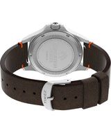 Timex Expedition North - Reloj de 41 mm para hombre, eco-friendly marrón, correa de liberación rápida de dos piezas, esfera negra, caja de acero inoxidable TW2V64100