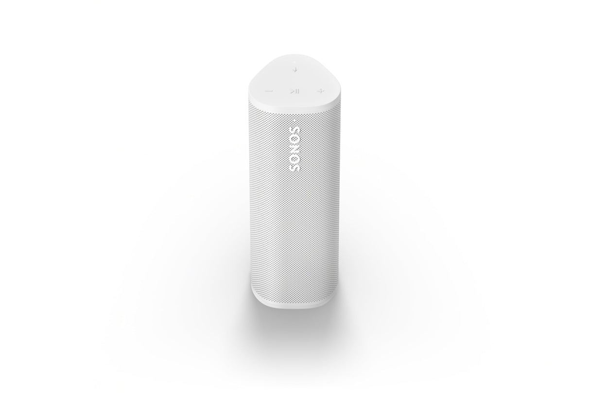 Sonos Roam 2 | Altavoz portátil Impermeable y Ligero con Bluetooth, Wi-Fi, 10 Horas de autonomía, Control por Voz y Uso Tanto en Interior como Exterior - Blanco