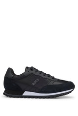 BOSS Hombres Parkour-L_Runn_NY_N Sneaker Negro 47 EU