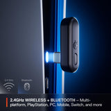 Steelseries Arctis GameBuds™ para Playstation - Auriculares inalámbricos para Juegos - 2,4 GHz + BT5.3 - Modo ANC/Transparencia - Resistencia al Agua IP55-40 Horas de autonomía - Carga inalámbrica