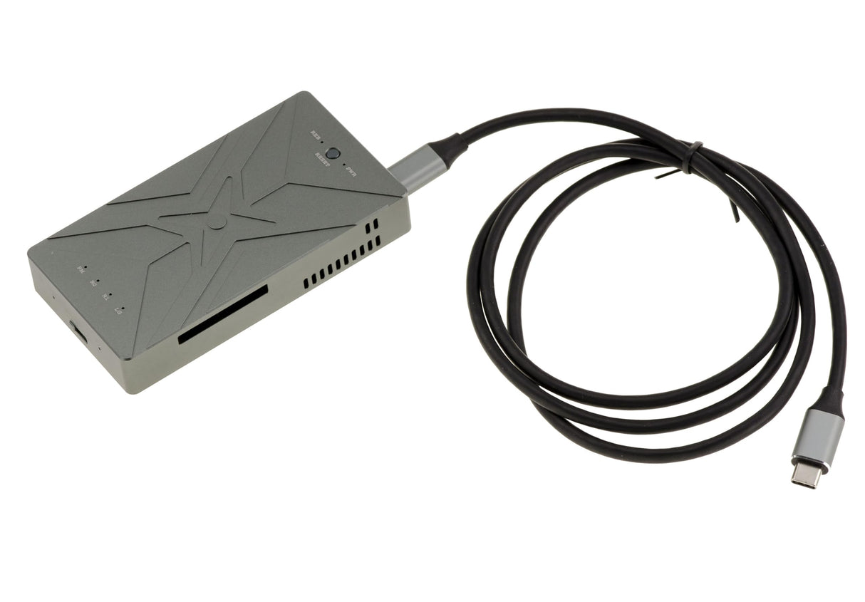 KALEA-INFORMATIQUE Caja de Aluminio USB 3.2 20G para 2 SSD M2 NVMe, Independiente o clúster Raid 0 1 Grande. con Ventilador de refrigeración