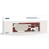 8BitDo Retro 108 Mechanical Keyboard with 108 Keys and Integrated Numpad, Bluetooth/2.4G/USB-C Hot Swappable Wireless Gaming Keyboard for Windows and Android - Fami Edition - QWERTY English Keyboard