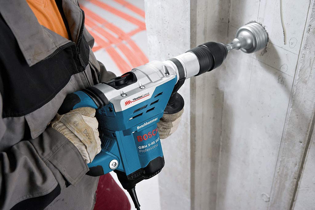 Bosch Professional GBH 5-40 DCE - Martillo perforador (8,8 J, Ø máx. hormigón 40 mm, SDS max, Vibration control, en maletín)