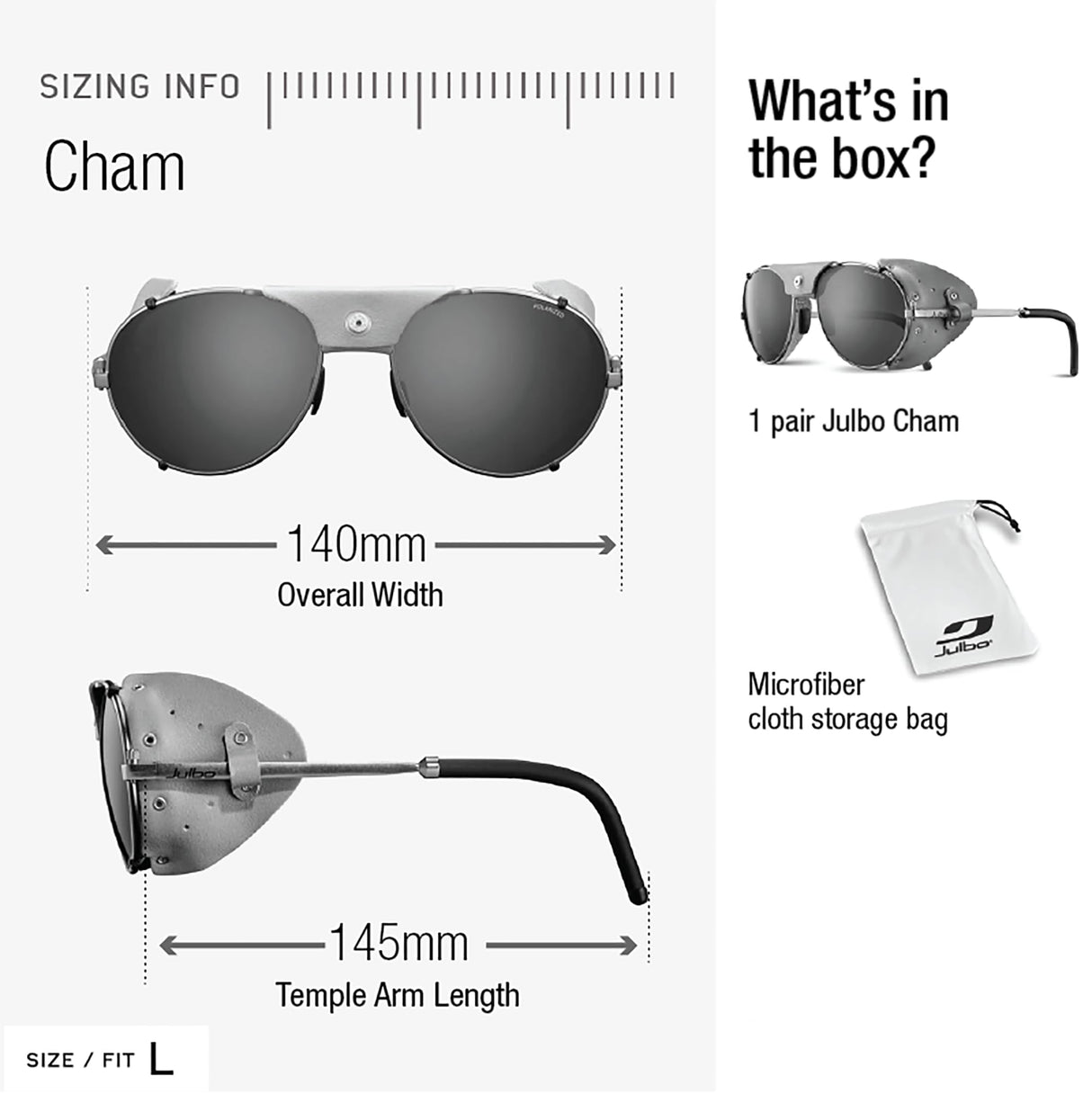 Julbo Cham Gafas DE Sol, LATÓN/Crudo, Talla única Unisex Adulto