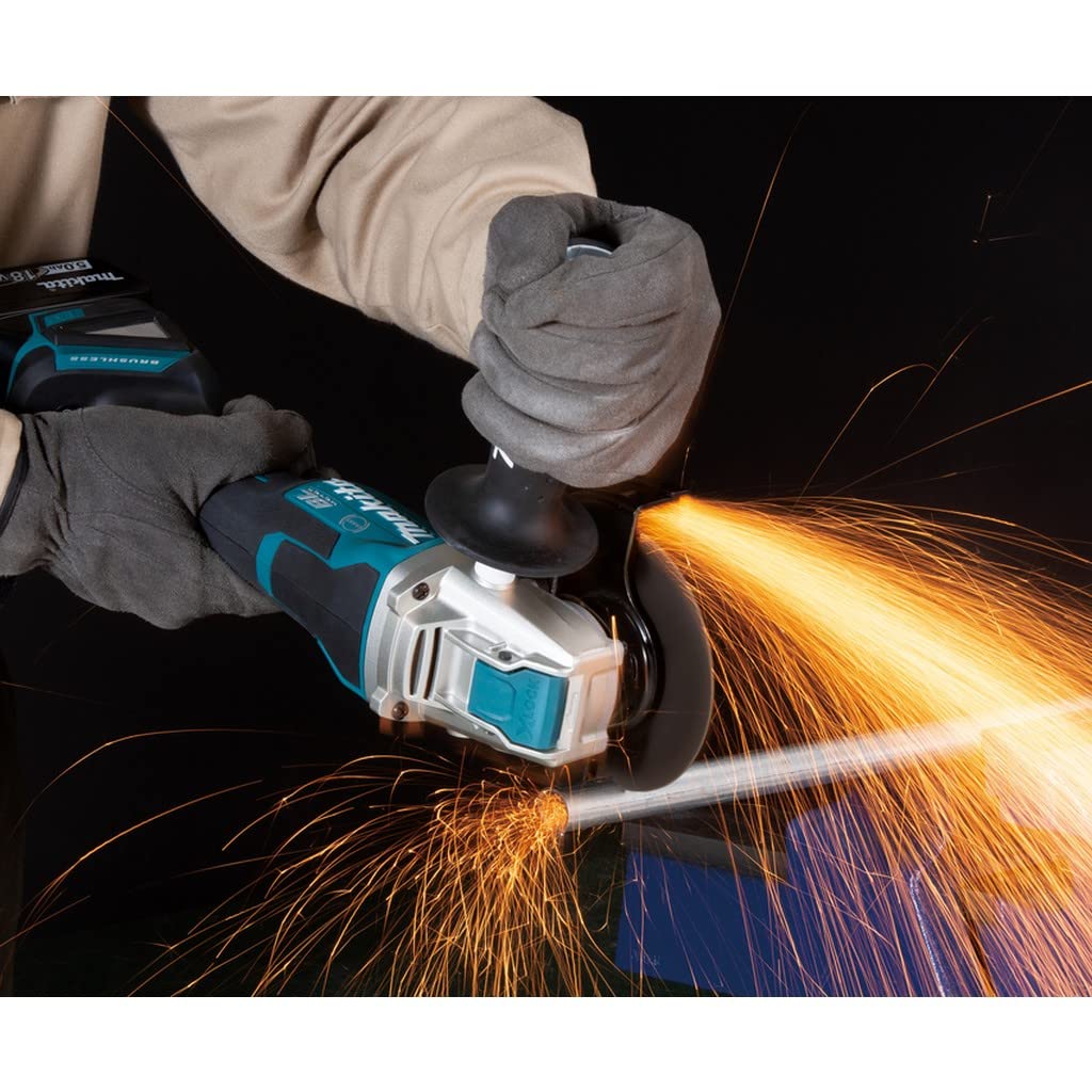 Makita DGA520ZX1 - Amoladora angular inalámbrica (18 V, con interruptor de paleta (sin batería, sin cargador)