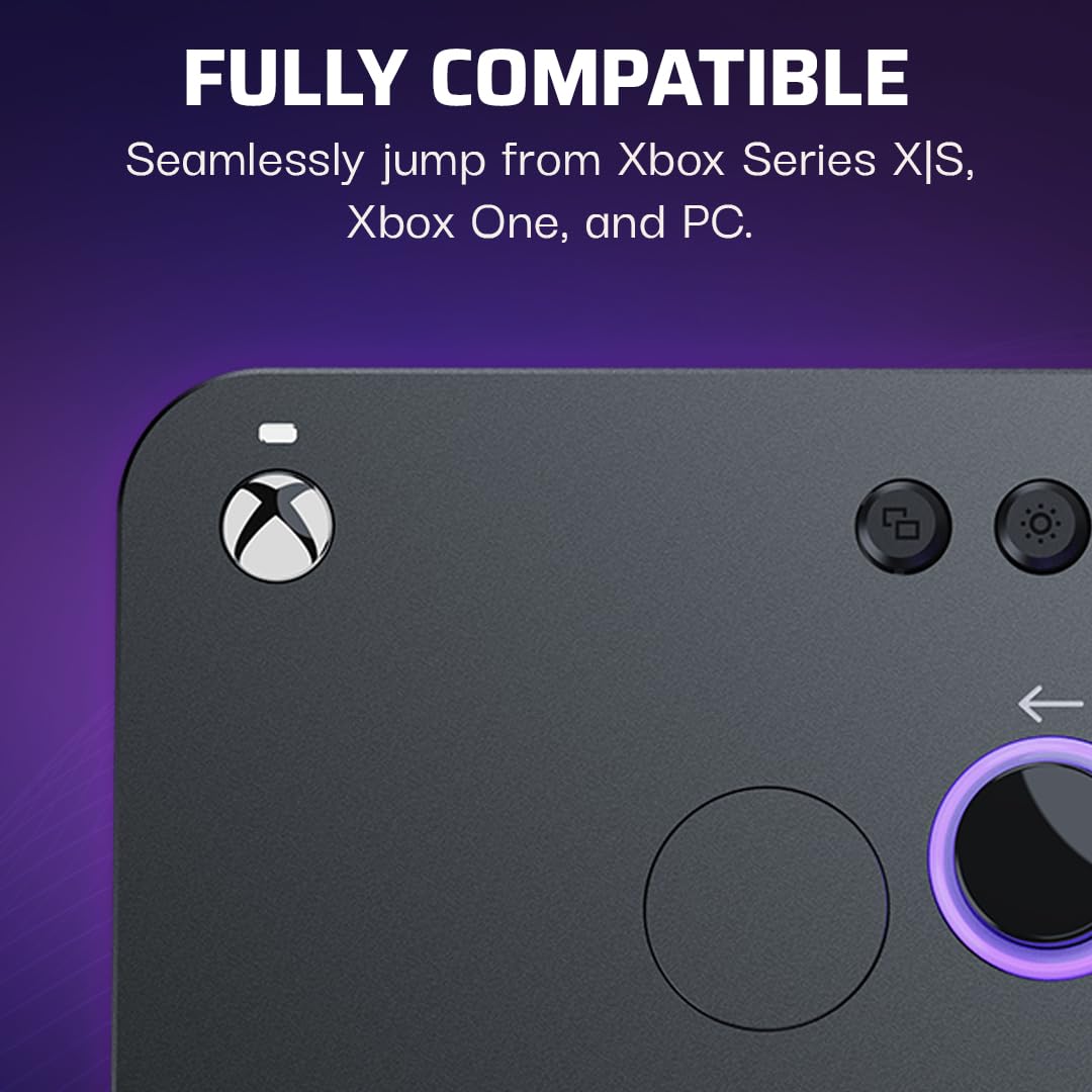 Turtle Beach Victrix Pro KO Leverless All Button Fight Stick, Officially Licensed for Xbox Series X|S, Xbox One, Windows 10/11 PC, Customizable eSports Tournament Ready Controller, Gray