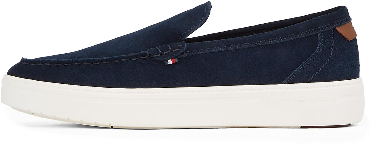Tommy Hilfiger Mocasines Hombre Modern Light Hybrid de Ante, Azul (Desert Sky), 41