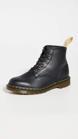 Dr. Martens Vegan 101, bovver, Winter Boots Mujer, Black, 39 EU