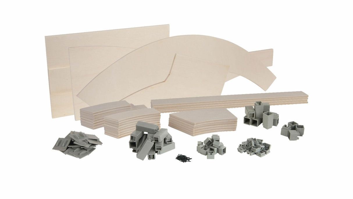 NOCH- Easy-Track Mittelberg - Kit de construcción, Multicolor, L (53700)