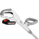 IKRA 2en1 cortabordes cortacésped sin Cable IART 2030 F Incl. batería, Cargador y 3 carretes de Hilo