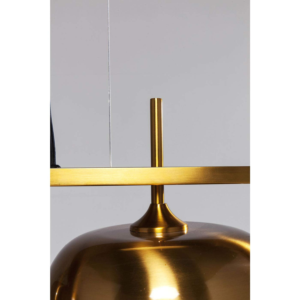 KARE Design Golden Goblet Quattro - Lámpara de techo colgante (25 cm de diámetro, con 4 paraguas, 143 x 129 x 25 cm), color dorado