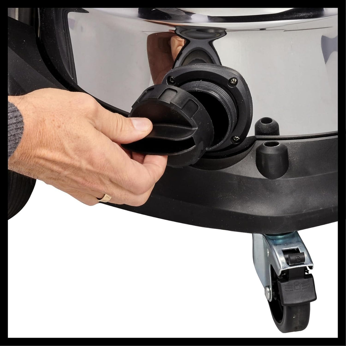 Einhell Aspirador en seco-húmedo TE-VC 2350 SACL (1600 W, clase de protección al polvo L, sistema de limpieza de filtros, potencia de aspiración 230 mbar, contenedor de acero inoxidable de 50 l)