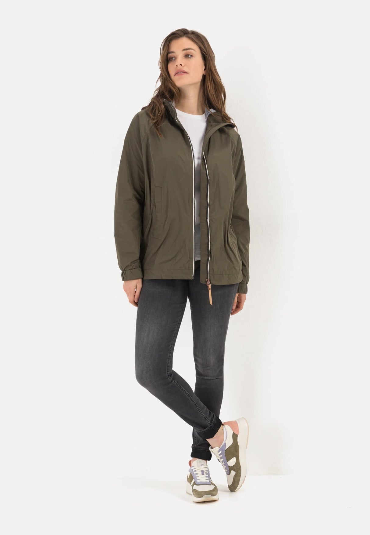 Camel Active Womenswear 320200/7r26 Chaqueta, Caqui, 48 para Mujer