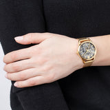 Festina Reloj Mujer F20629/1 Automatico Caja de Acero Inoxidable 316l Dorado Correa de Acero Inoxidable 316l Dorado