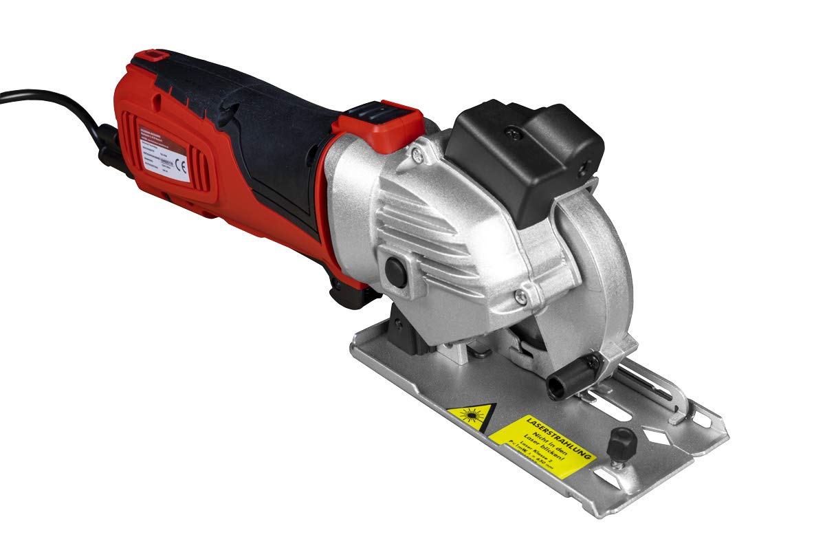 Holzmann Maschinen TAS89M_230V Mini sierra circular portátil Profundidad de corte máx. (90°) 28,5 mm con accesorios