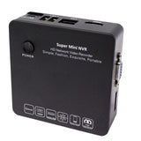BeMatik - NVR Network Video Recorder para vídeo vigilancia CCTV de 4 canales 720p 960p 1080p con disco eSATA