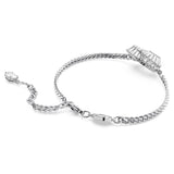 Swarovski Matrix Pulsera en Forma de Corazón, Cristal Blanco, Talla Baguette en un Baño de Rodio, de la Colección Matrix de Swarovski