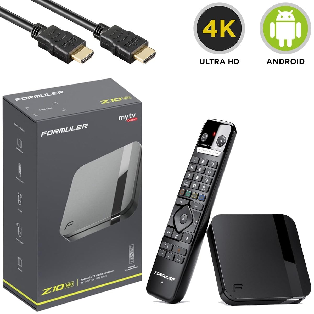 Formular Z10 Neo 2024 · 4K Android Ott Media Streamer 4K · HDR10+ · NAS Client