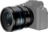 SIRUI Night Walker 16mm Lente de Cine con Enfoque Manual, T1.2 Large Aperture S35 Frame Wide Angle Prime Lens para X Montura Cameras, para X-H2/H2S, XT-4, XT-3,X-S10, X-S20 (MS16X-B, X Montura, Negro)
