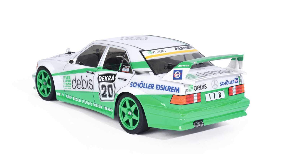 Tamiya 58656 – 1:10 RC MB 190E debis Zakspeed TT-01E, Coche teledirigido/vehículo, construcción de maquetas, Kit de construcción, Hobby, Manualidades, Modelo, Montaje