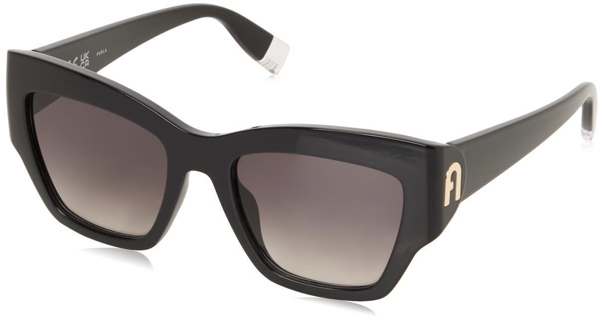 Furla, SUNGLASSES, SFU891-54-0Z42, TOTAL SHINY BLACK, Female