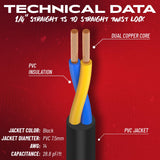 Gator Cableworks GCWC-SPK-50-1TL - Cable de altavoz - 15 metros