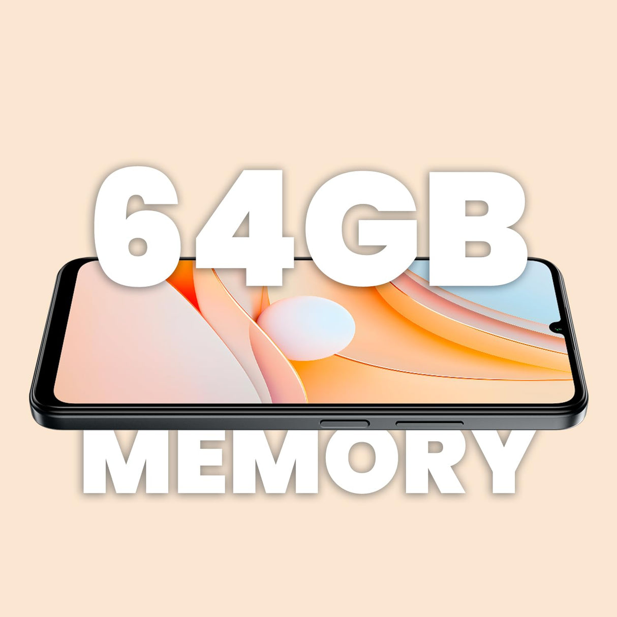 SPC Discovery 3 SE – Smartphone 6,8” HD+ | 64GB Memoria Interna y 4GB RAM | 13MP Dual CAM AI | NFC y biometría | Android 14 | Batería 5000mAh – Color Dark Matter