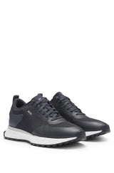 BOSS Jonah Runn Meth, Zapatillas, Hombre, Dark Blue 406, 46 EU
