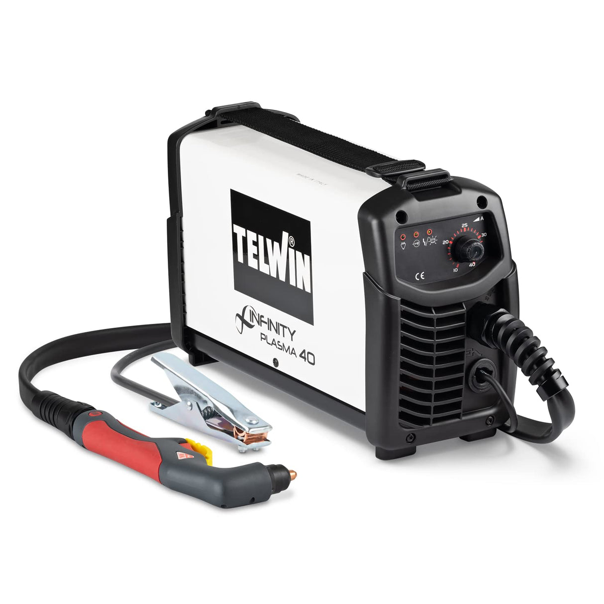 TELWIN - Cortador de Plasma Inverter TE-816145 - Corte Rápido Sin Deformaciones - Para Todos Materiales Conductores - Caja de Aluminio Incluida